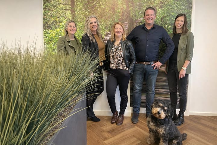 Een promotiefoto voor op kantoor