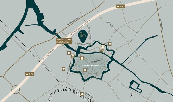 Appartement te koop: Schuttevaerkade 152, Zwolle