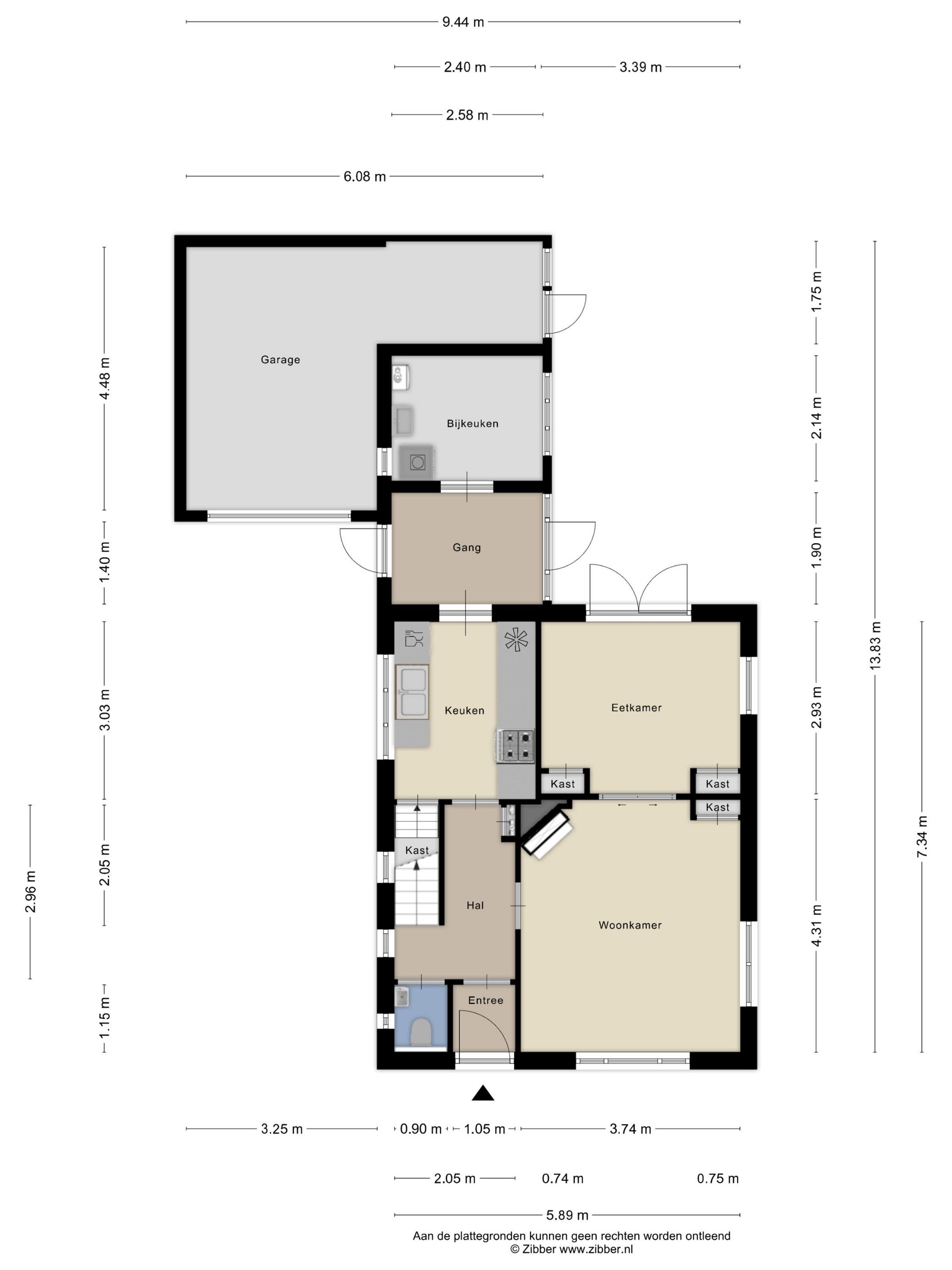 Unique Detached Home with Sunny Garden and Roof Terrace — 46