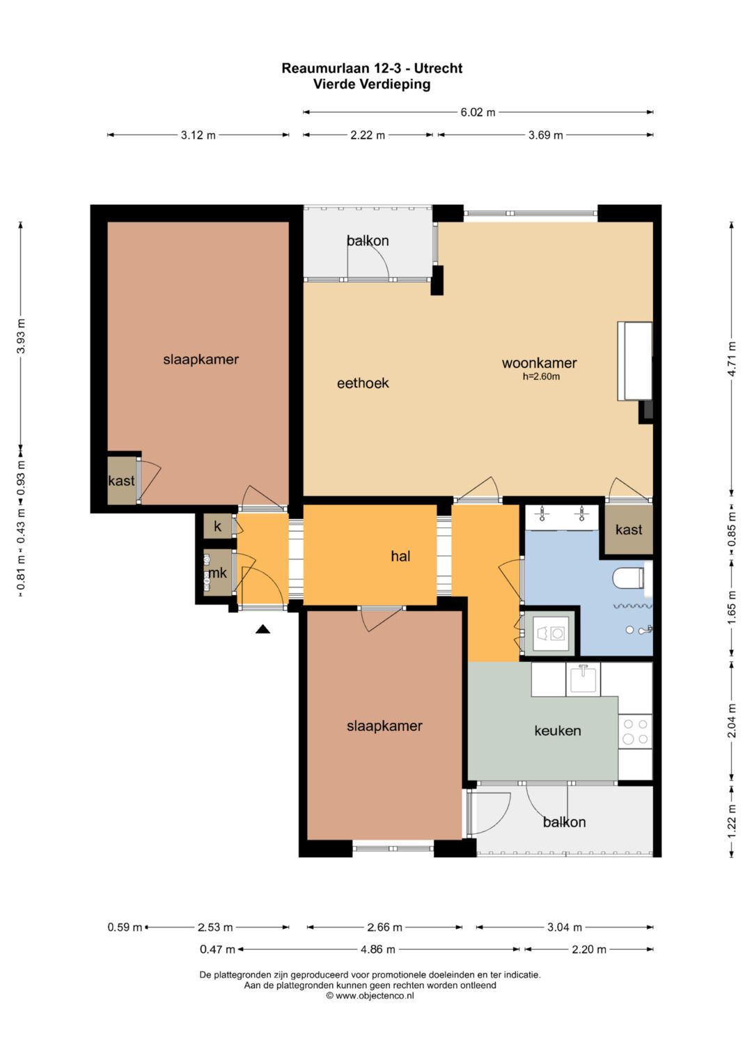 Foto 50 van Réaumurlaan 12-3