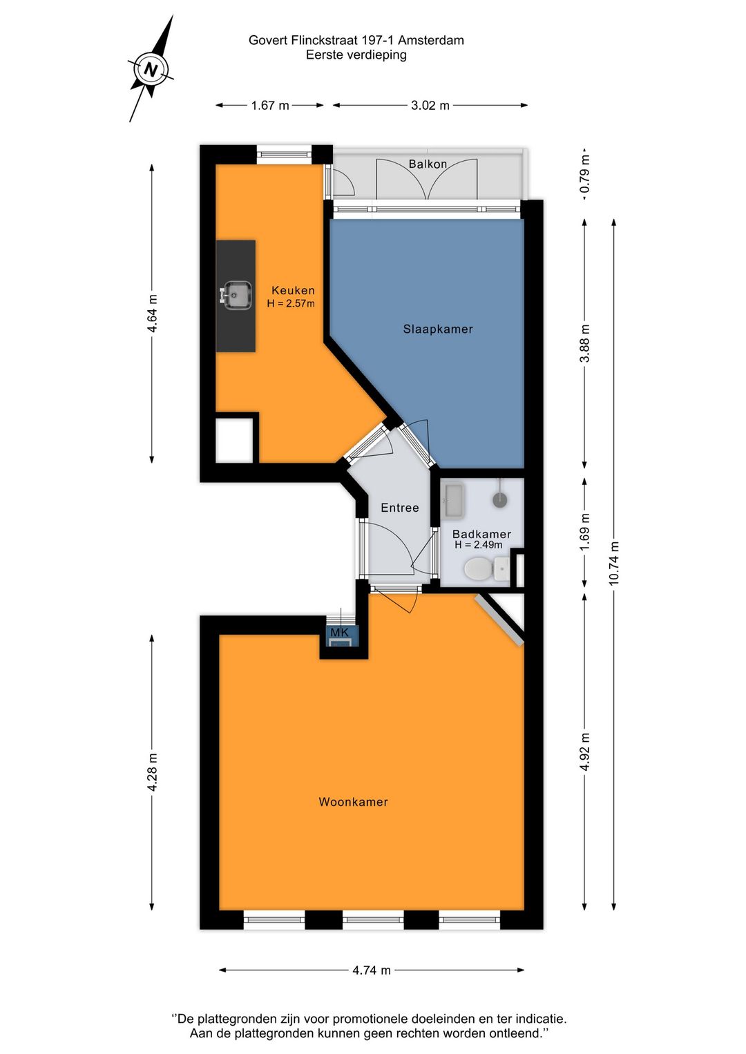 Foto 23 van Govert Flinckstraat 197-1