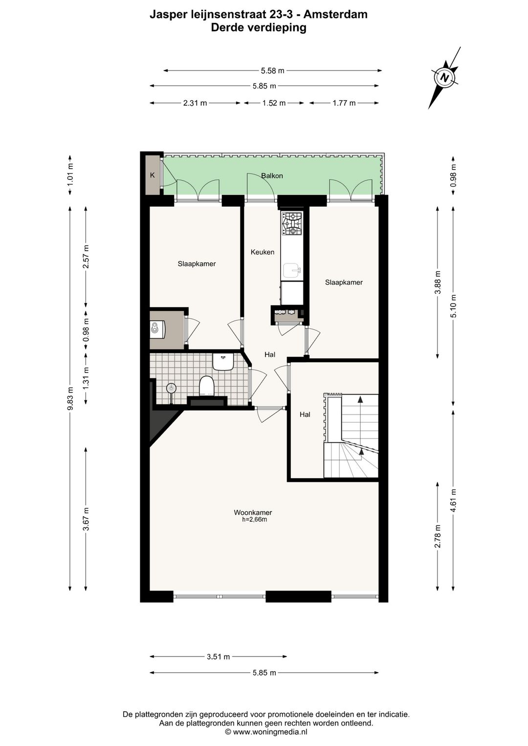 Foto 28 van Jasper Leijnsenstraat 23-3