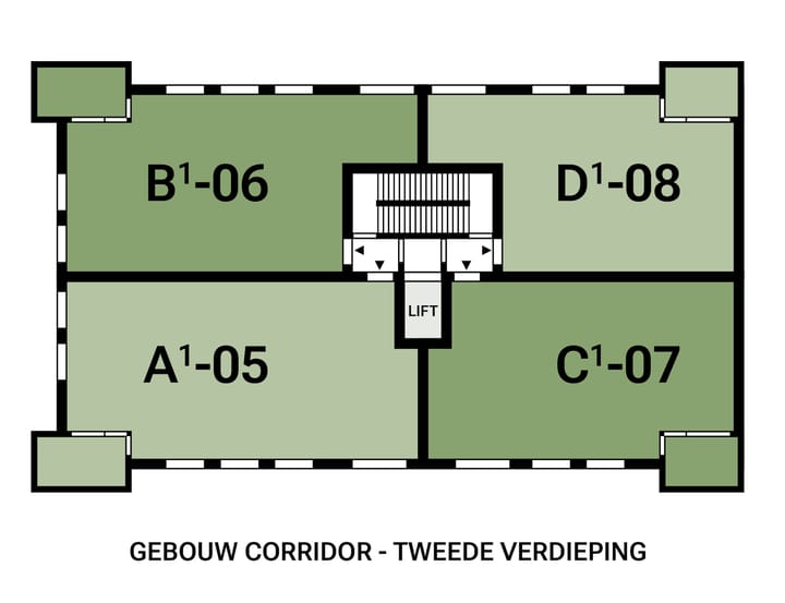 Foto 5 van CORRIDOR (Bouwnr. A.06)
