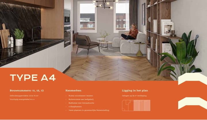Foto van A-4 Galerijflat