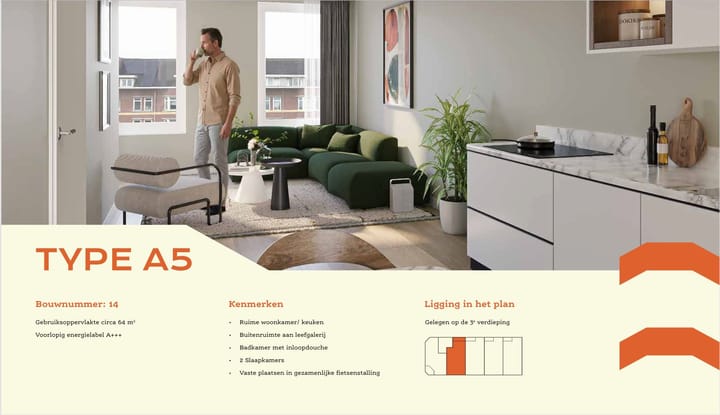 Foto van A-5 Galerijflat