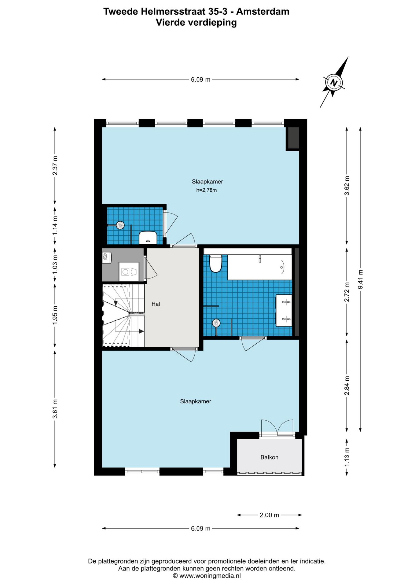 Foto 33 van Tweede Helmersstraat 35-3