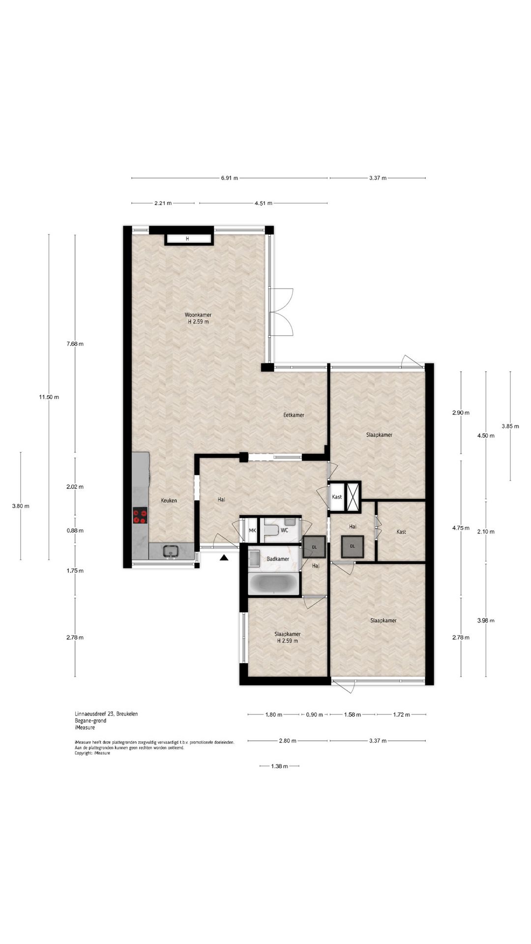 Foto 30 van Linnaeusdreef 23