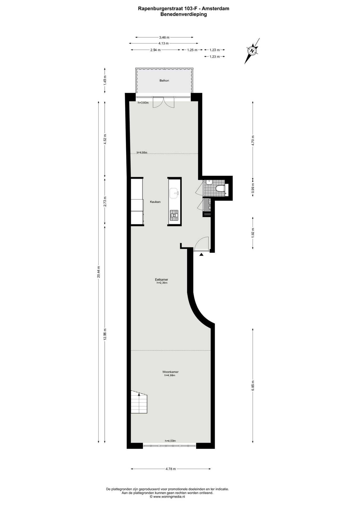 Foto 30 van Rapenburgerstraat 103-F