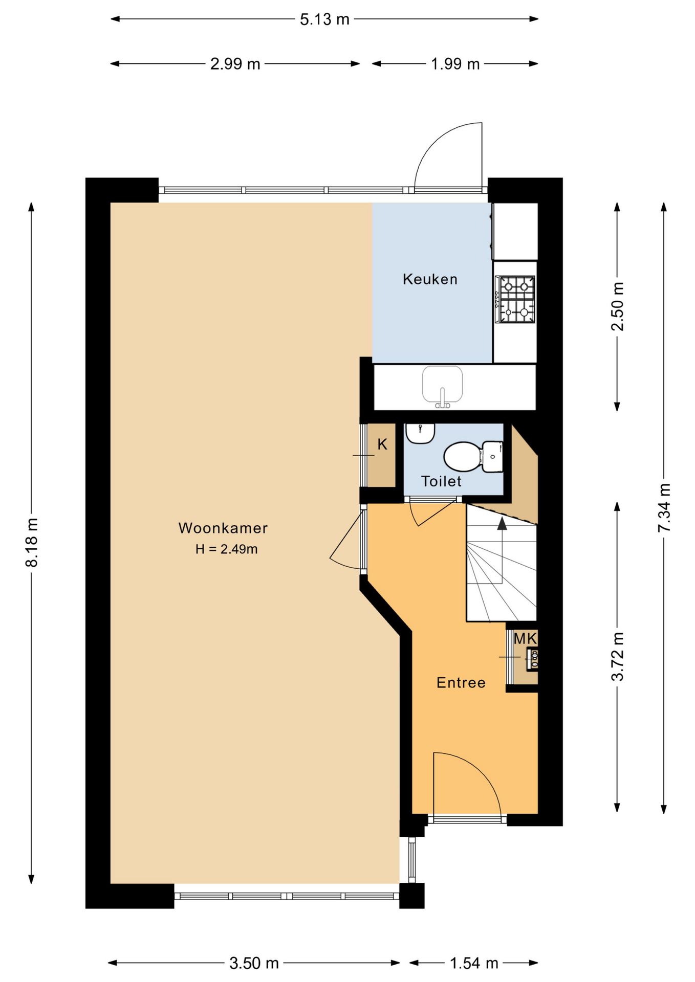Foto 25 van Vervoornstraat 134