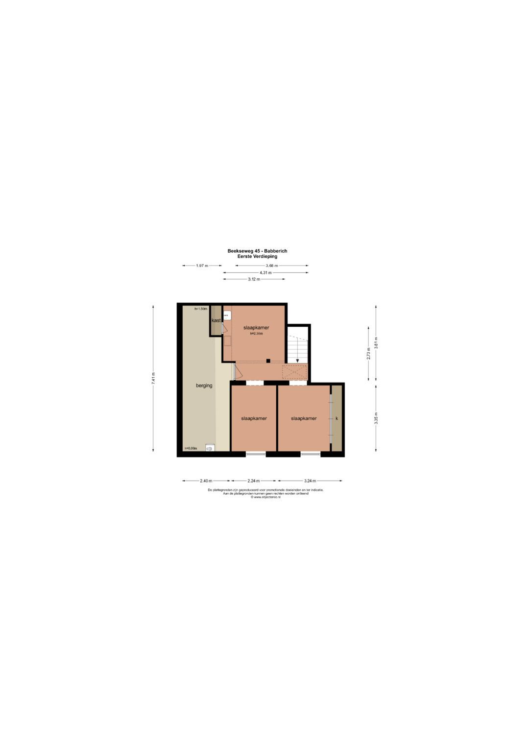Spacious semi-detached home with 6 bedrooms and deep garden in Babberich — 46