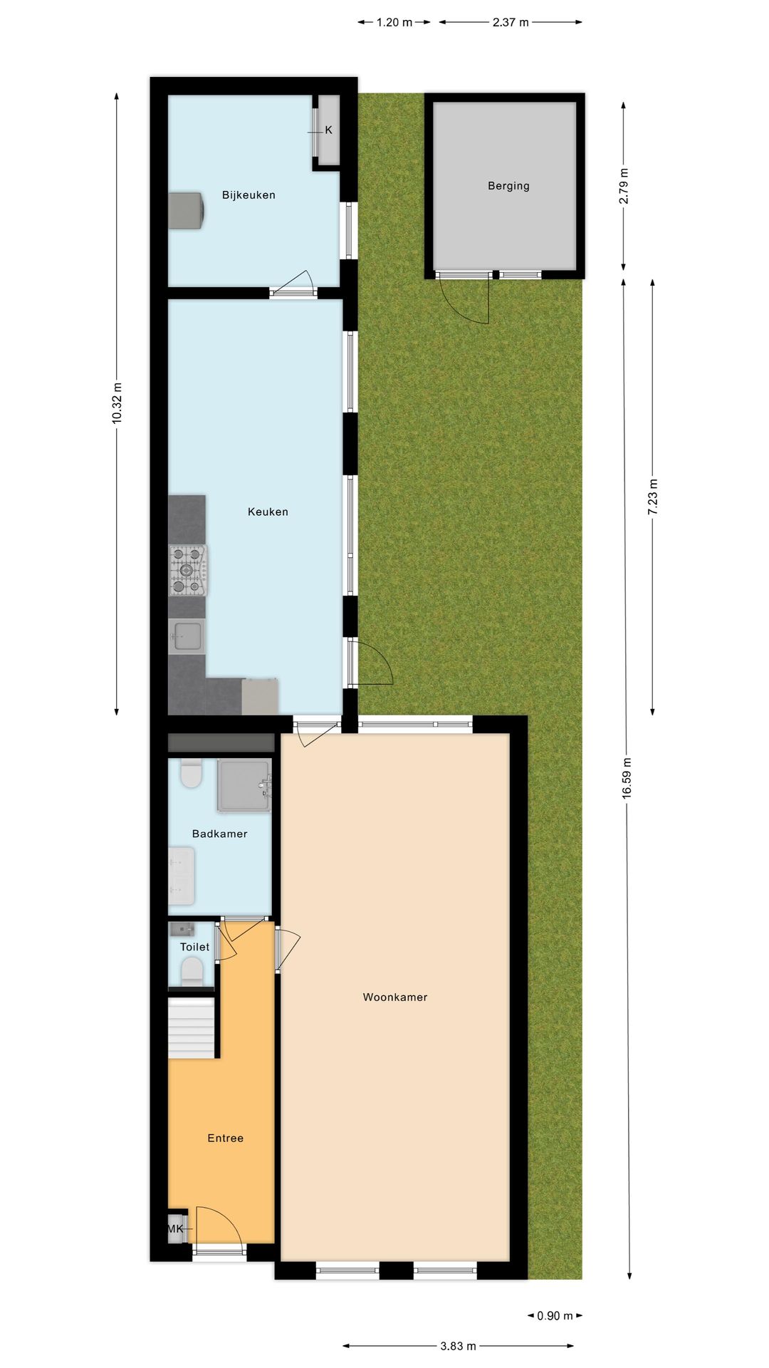 Spacious Characteristic Family Home in Zaandam Oud West — 46