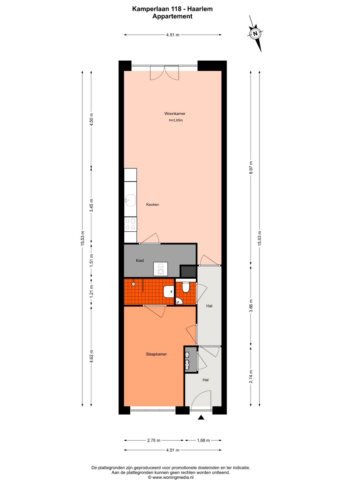 Fully Furnished Turnkey Apartment with South Facing Balcony in Haarlem Welgelegen — 24