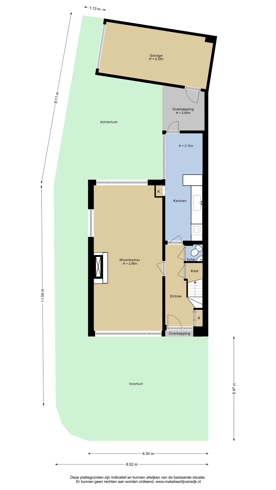 Spacious corner home with garage and renovation potential in central Noordwijk — 50