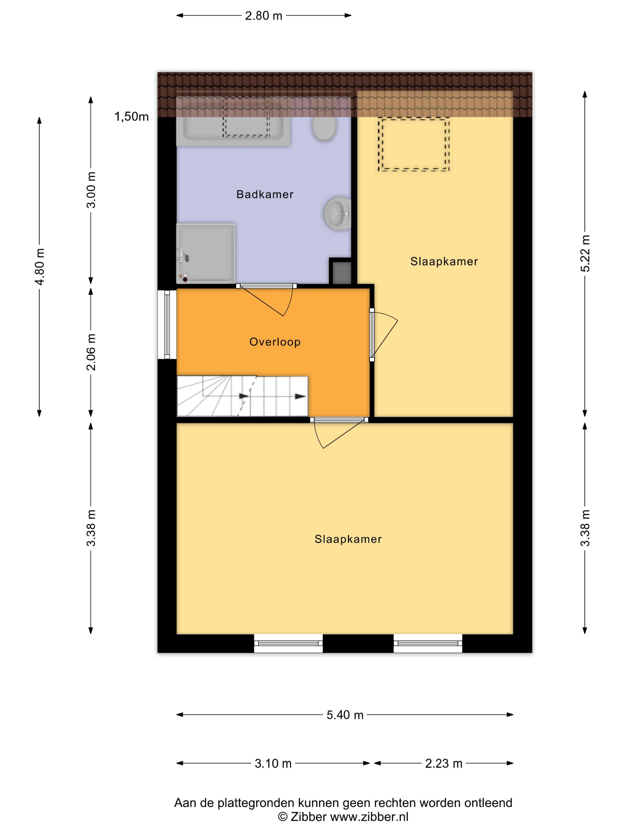 Spacious and well maintained semi detached house with garage in quiet Wijnjewoude — 46