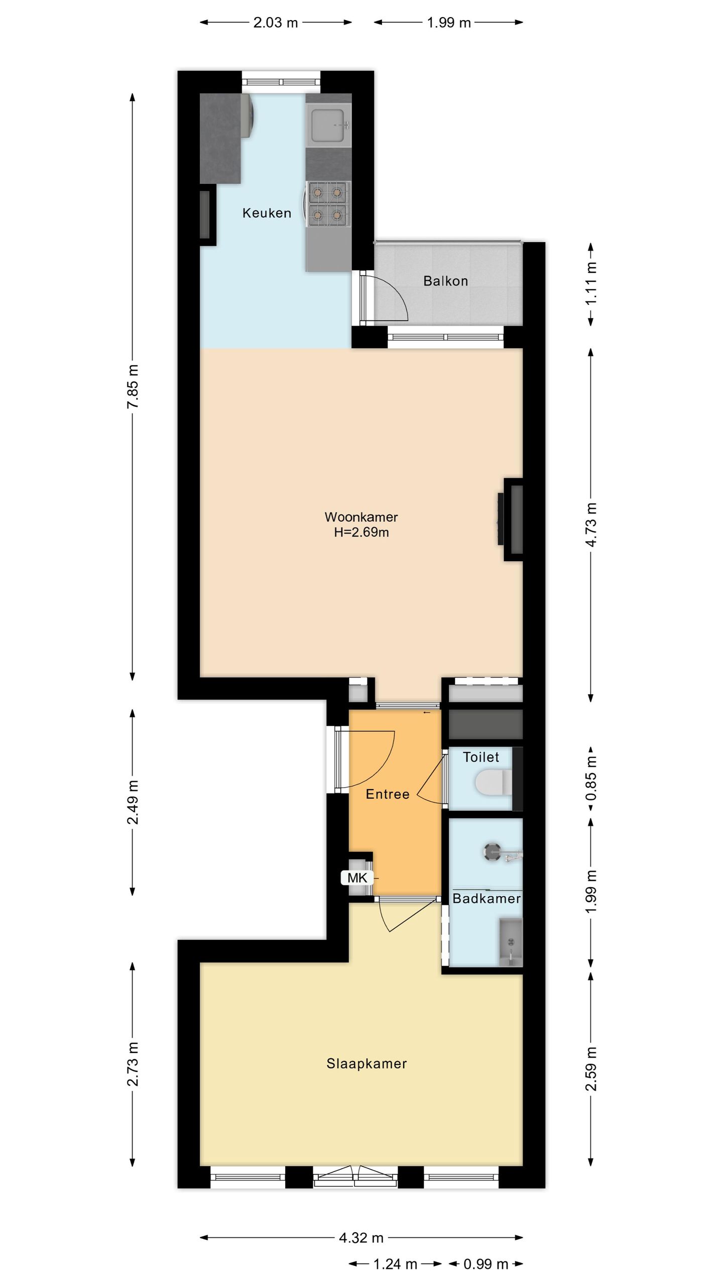 Foto 34 van Joan Melchior Kemperstraat 108-1