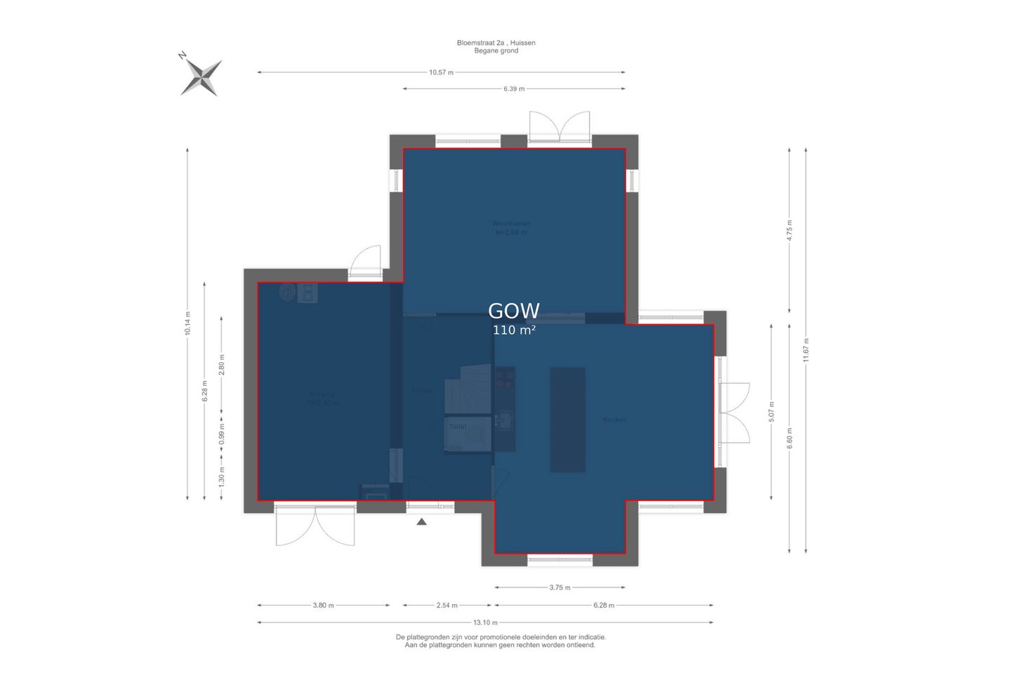 Foto 10 van Bloemstraat 2-A