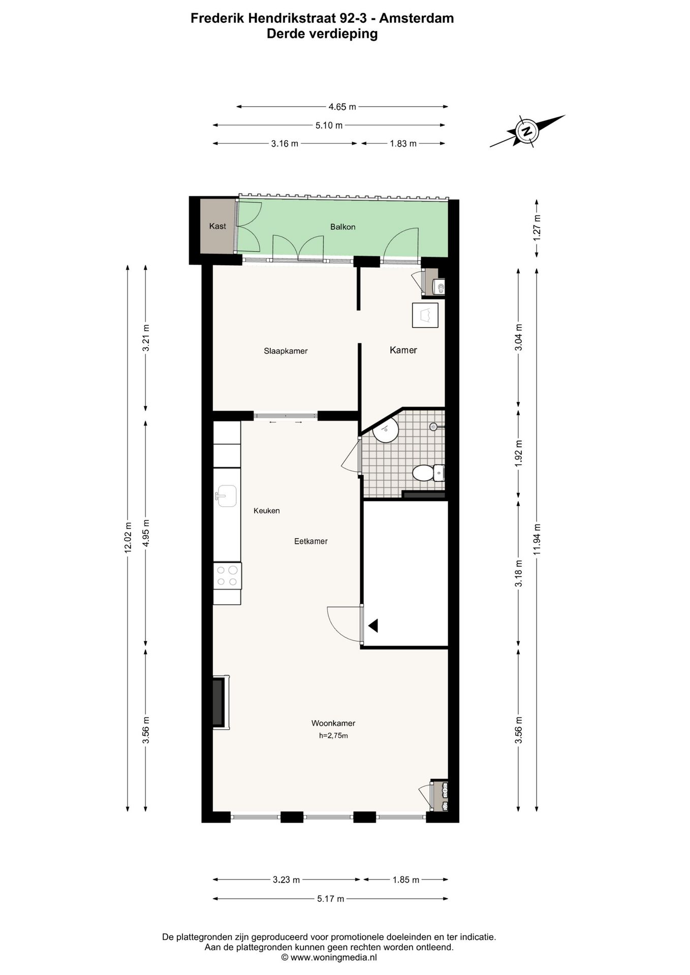 Foto 27 van Frederik Hendrikstraat 92-3