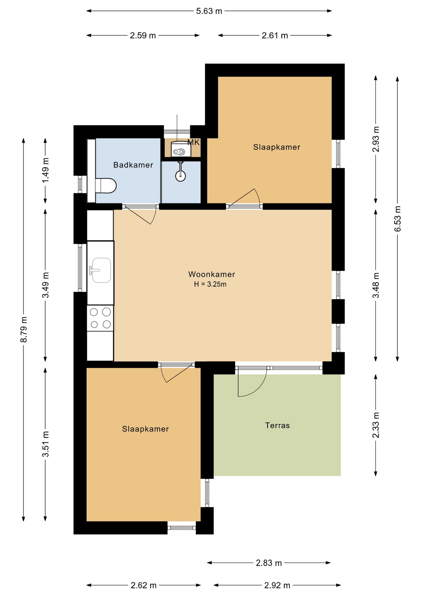 Foto 18 van Veldkampweg 2-J8