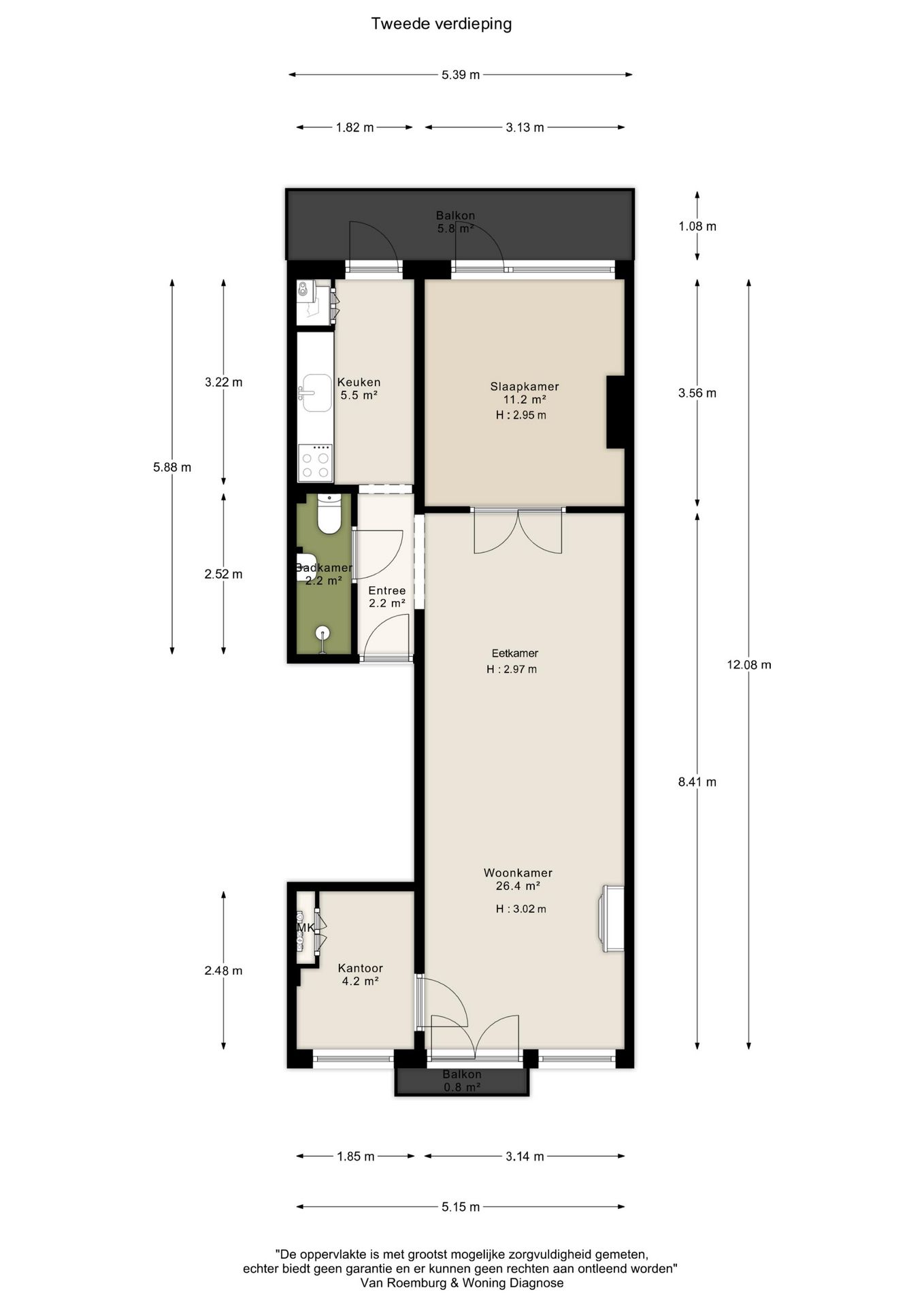 Foto 25 van Vrolikstraat 188-2