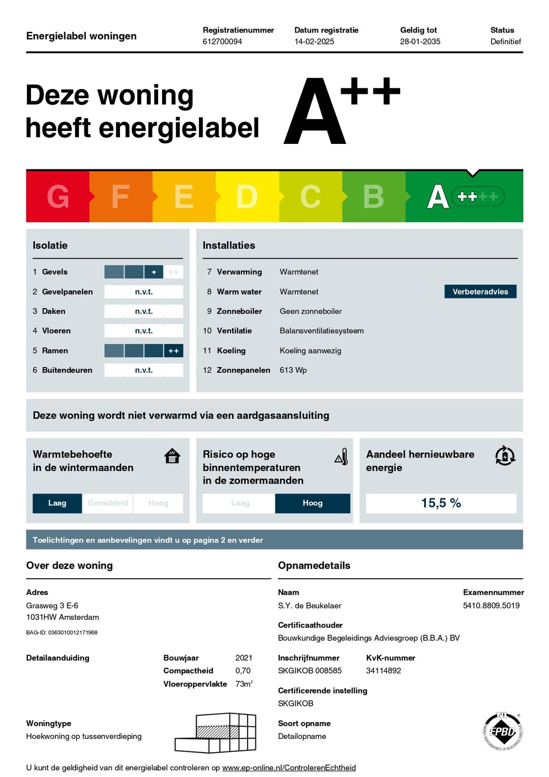 Foto 8 van Grasweg 3-E6