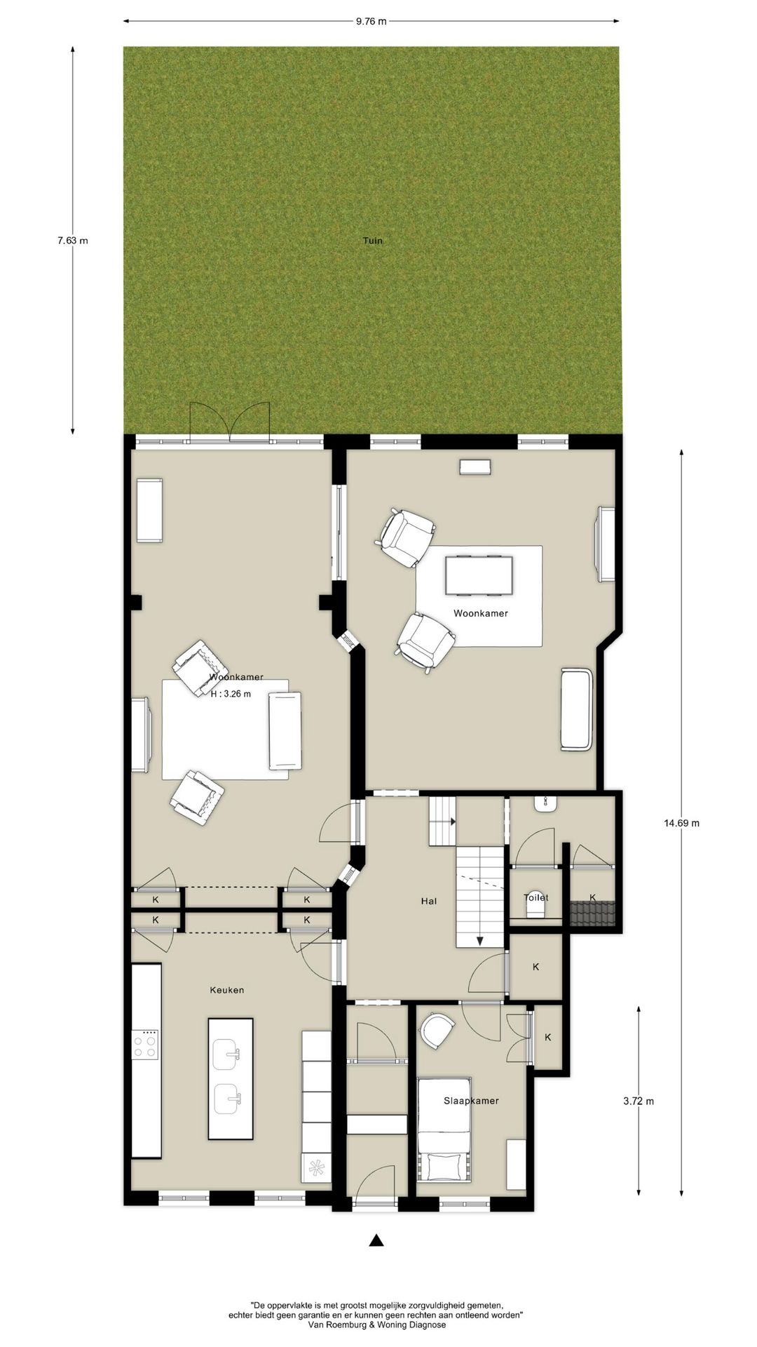 Foto 15 van De Lairessestraat 14-H