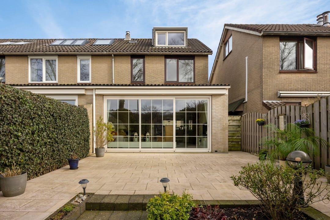 Spacious extended corner home with water garden and solar panels — 23