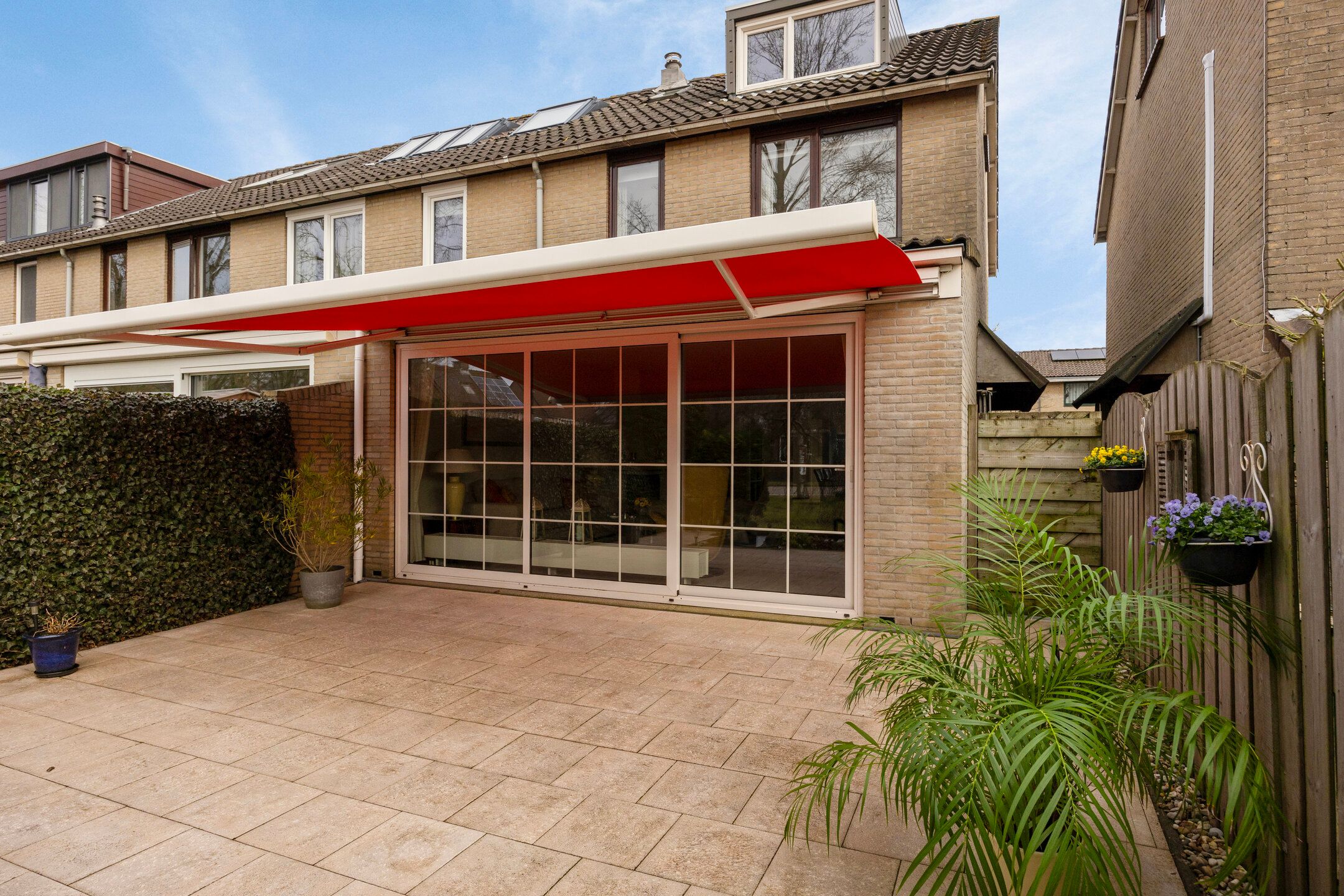 Spacious extended corner home with water garden and solar panels — 24
