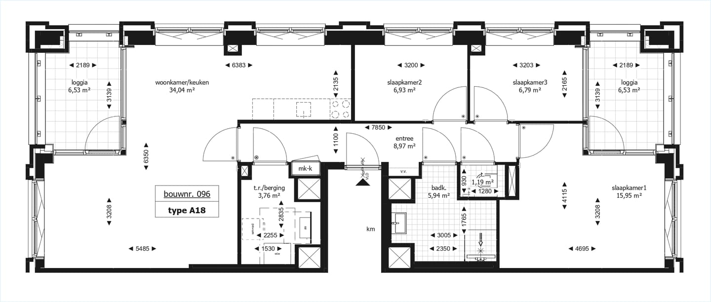 Foto 5 van 4-kamerappartement (Bouwnr. 96)