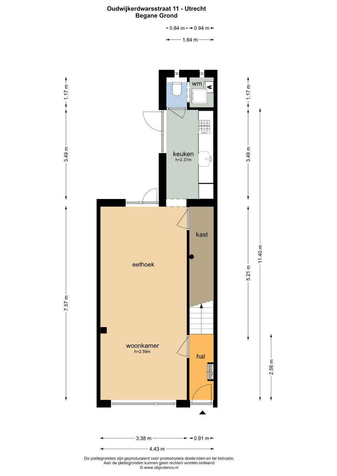 Foto 43 van Oudwijkerdwarsstraat 11