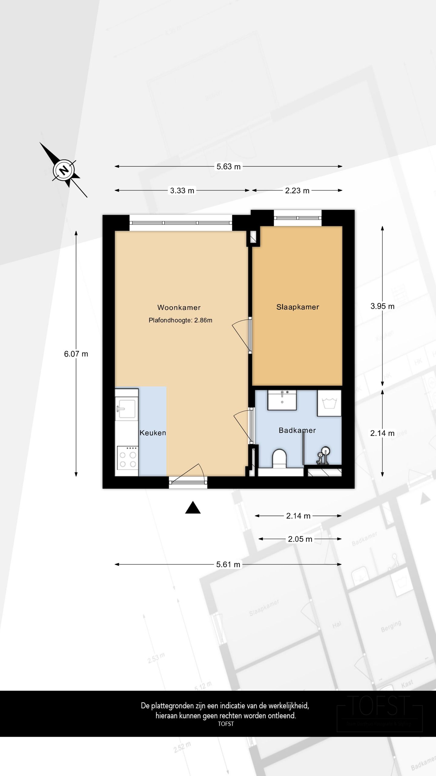 Turn Key 1-Bedroom Apartment with Communal Courtyard near Rotterdam Central — 38