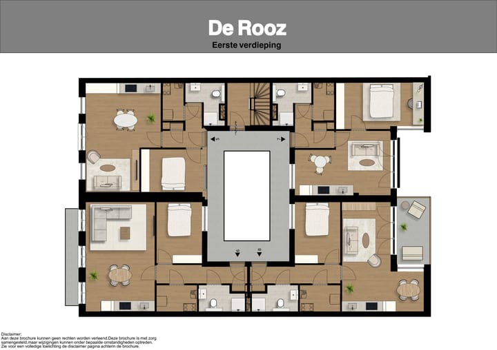 Foto van Appartementen - 1e verdieping Portiekflat