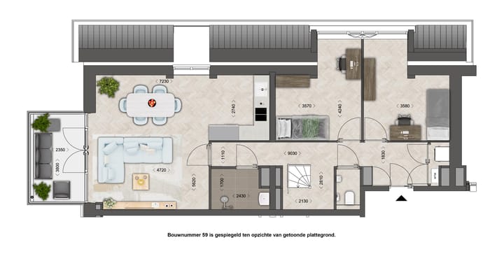 Appartement te koop: Baccarastraat 1-501, Zwaag