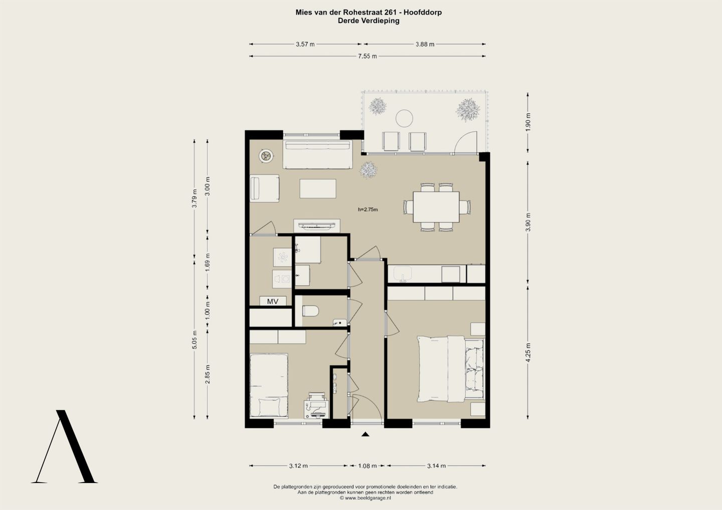 Photo 10 of Mies van der Rohestraat 261