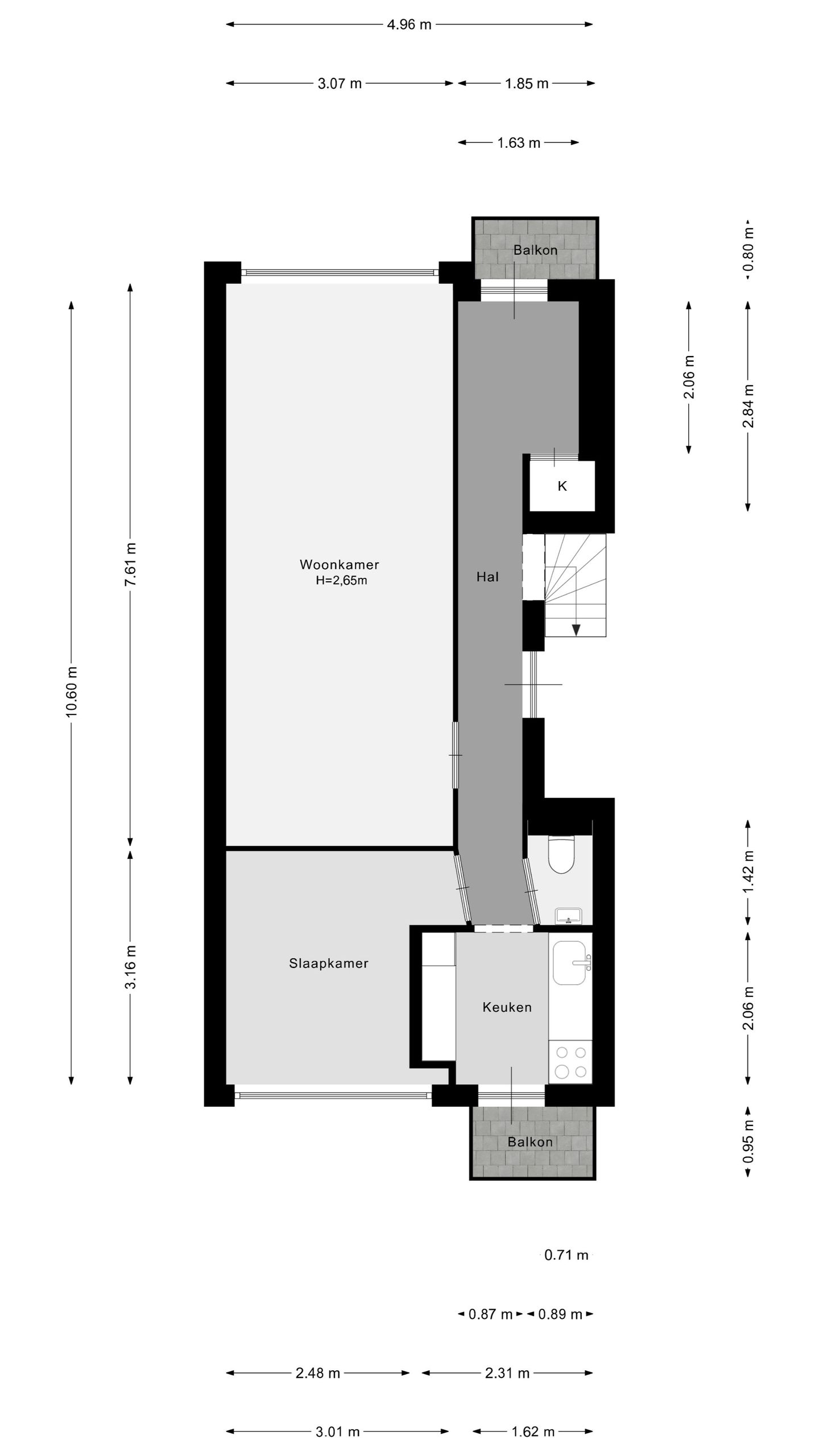 Modern 3-Room Apartment with Water Views in Schiedam Center — 28