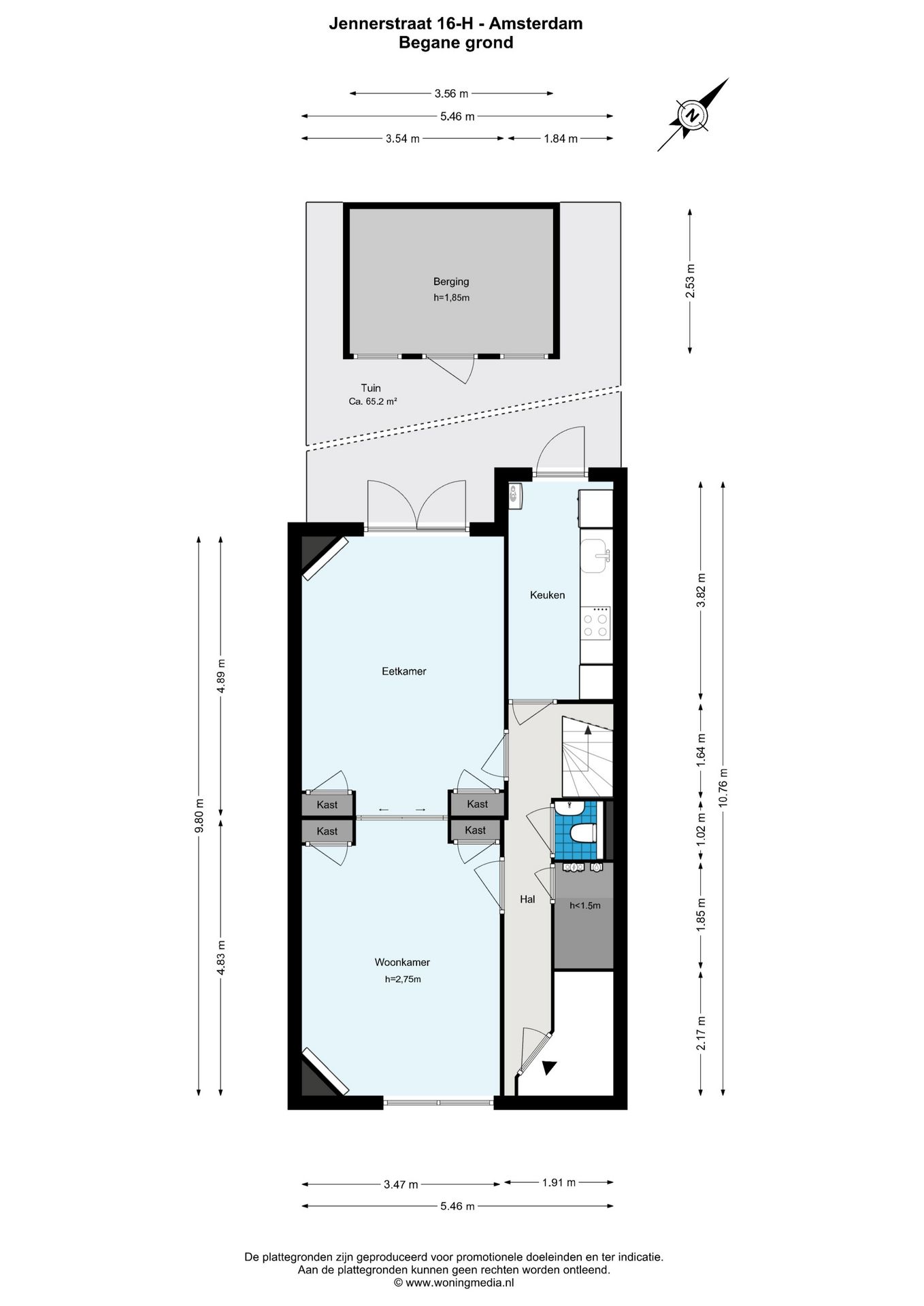 Foto 20 van Jennerstraat 16-H