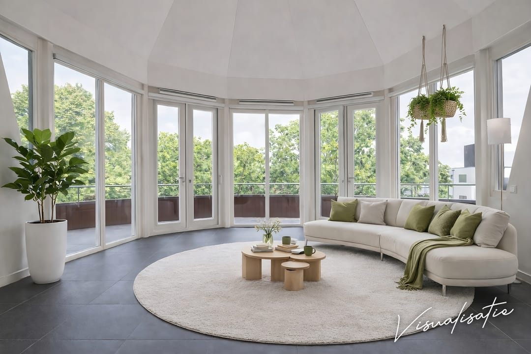 Luxueuze maisonette in Bergen centrum met vide, balkon en 2 parkeerplaatsen