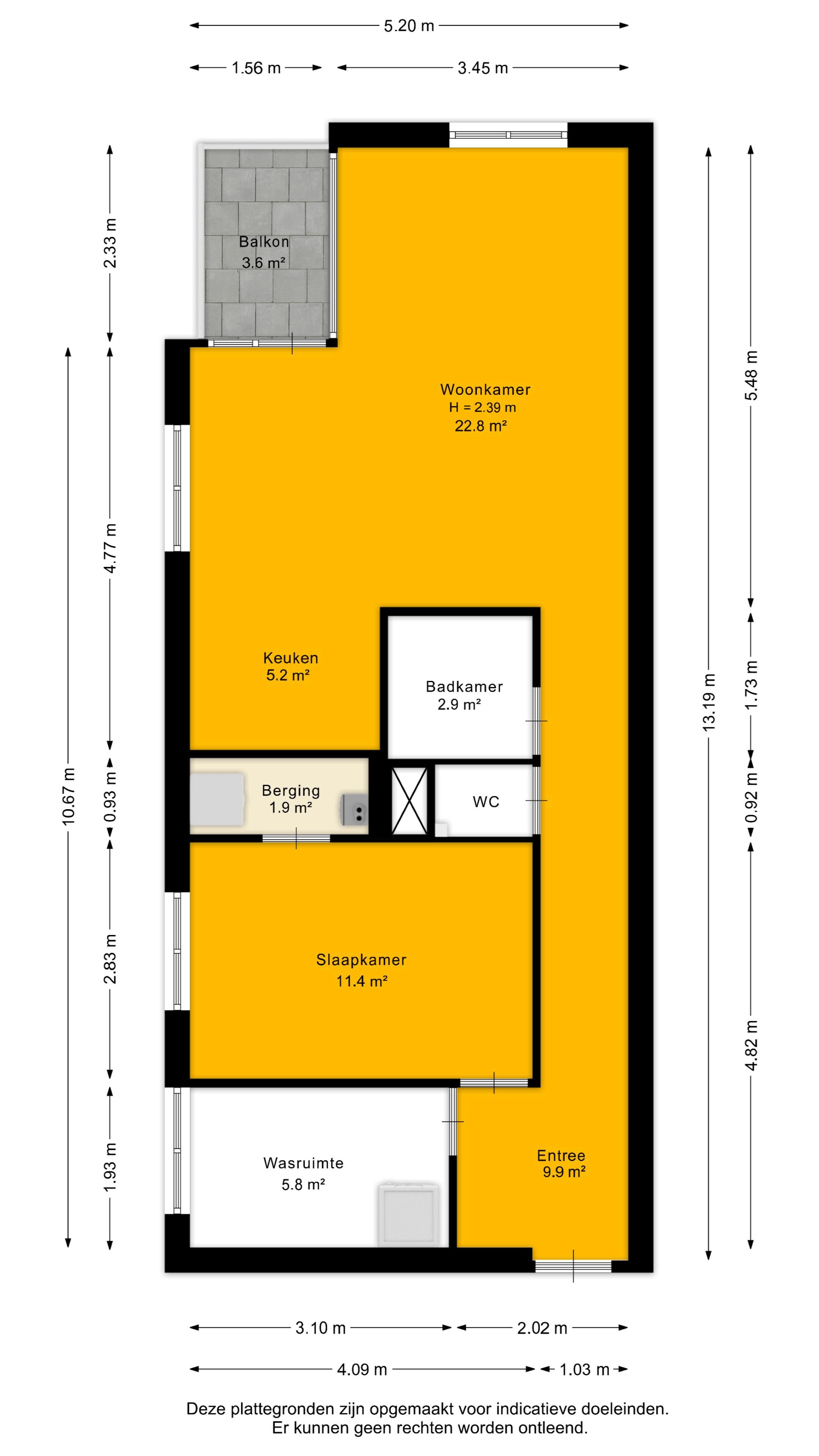 Move-in ready 3-room apartment with sunny balcony in Rokkeveen — 34