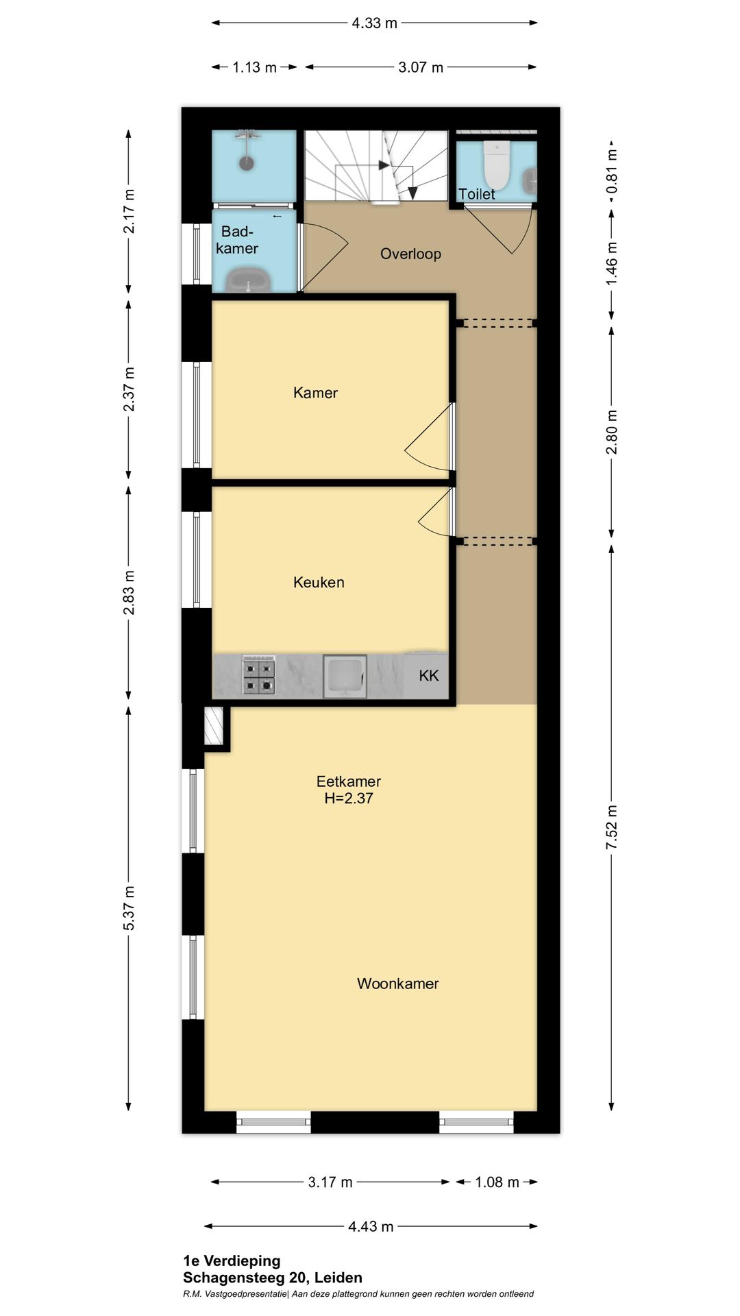 Spacious and Light Double Upper House with Roof Terrace in the Heart of Leiden — 27