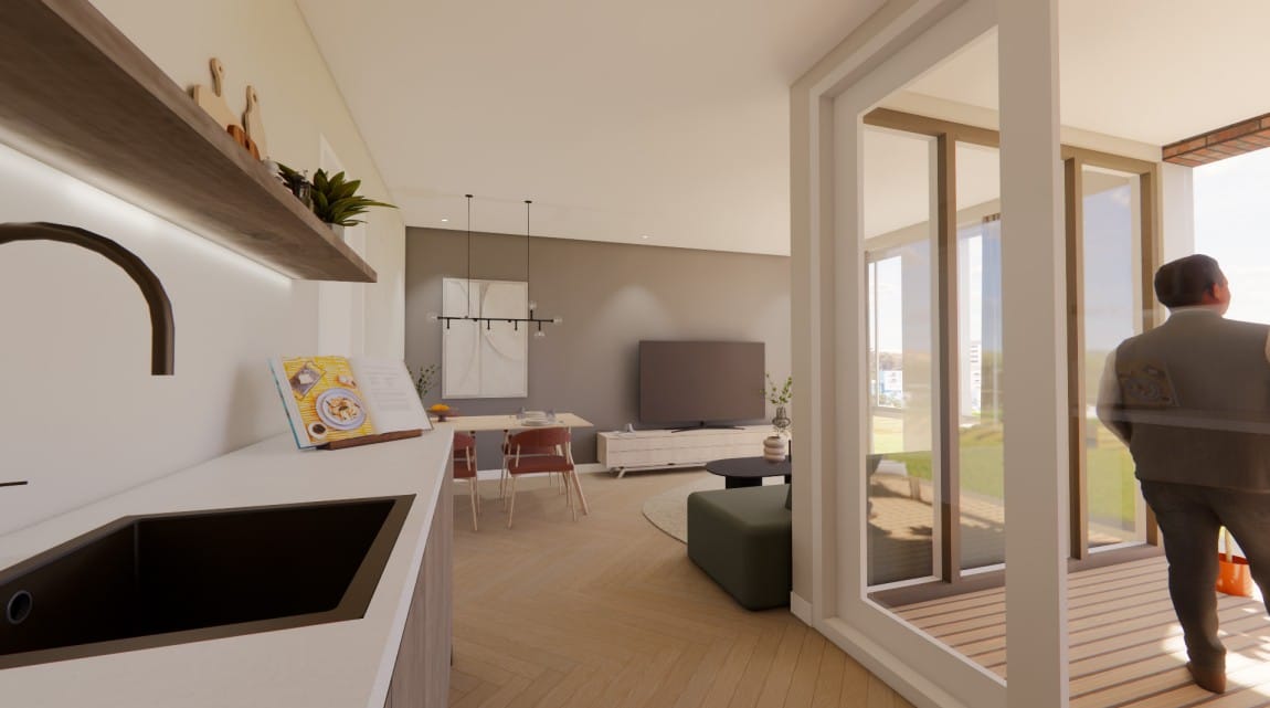 Foto 1 van Groote Visscherij appartementen (Bouwnr. 4D)