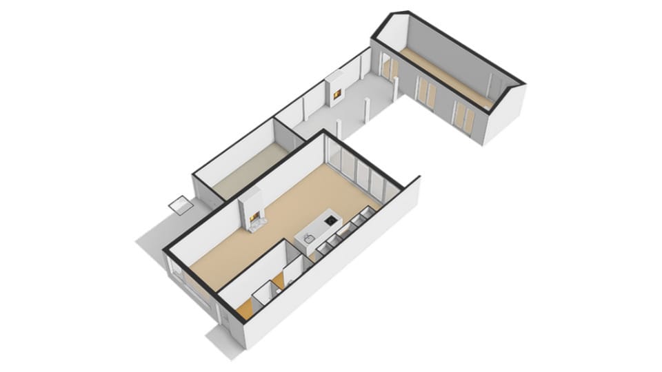 Modern corner house with luxury finish and multifunctional workspace — 57