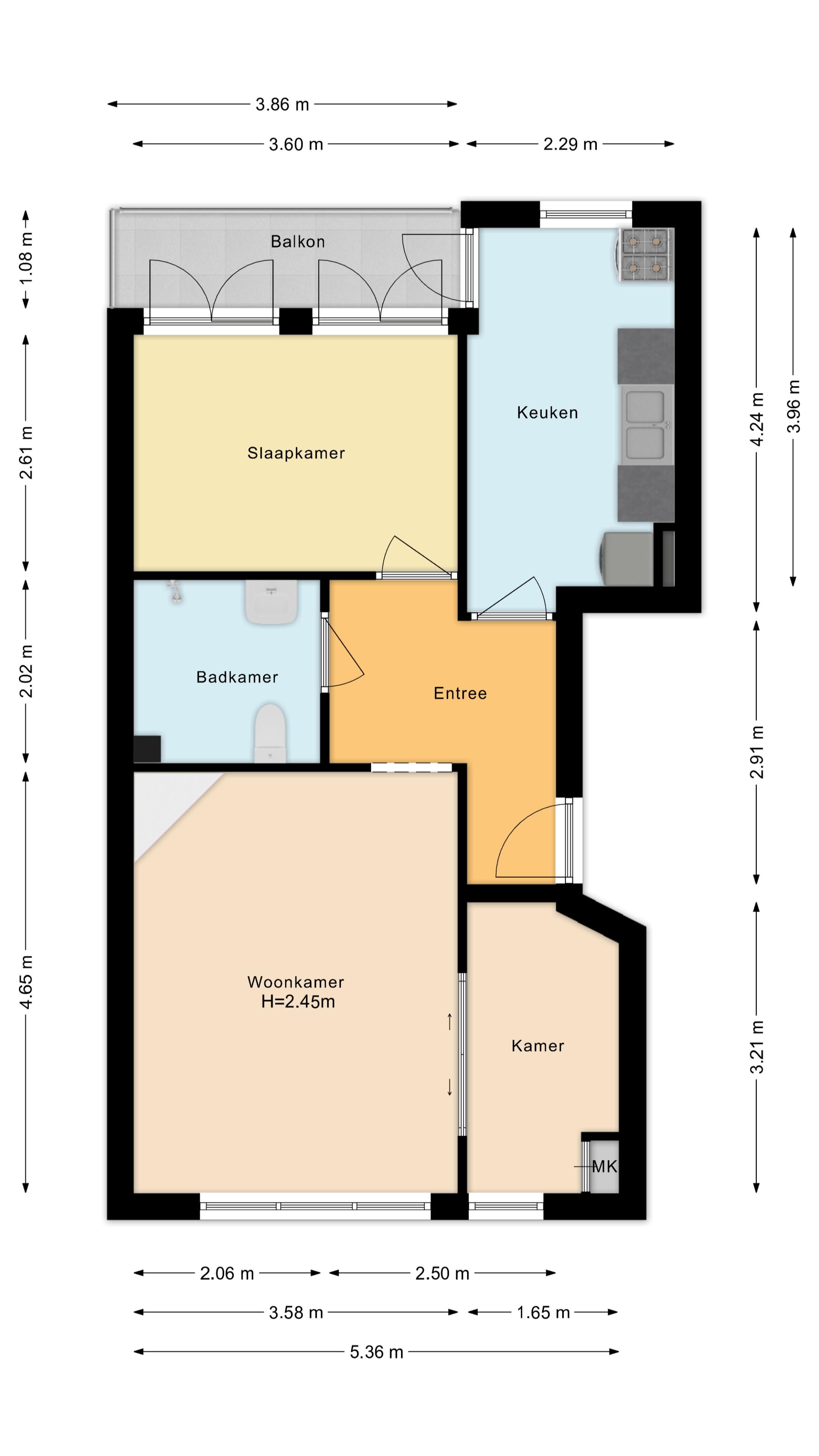 Foto 27 van Cornelis Trooststraat 54-2