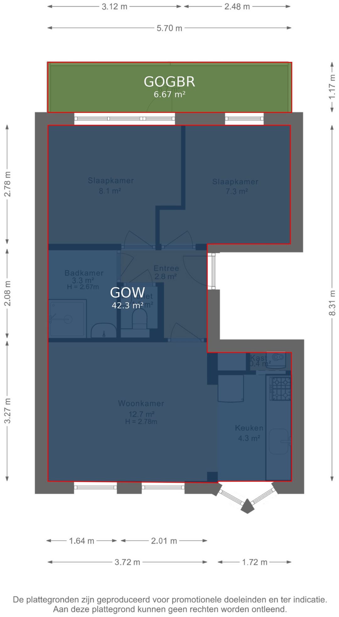 Light and Practical 3-Room Apartment with Sunny West-Facing Balcony in Rotterdam-Zuid — 13