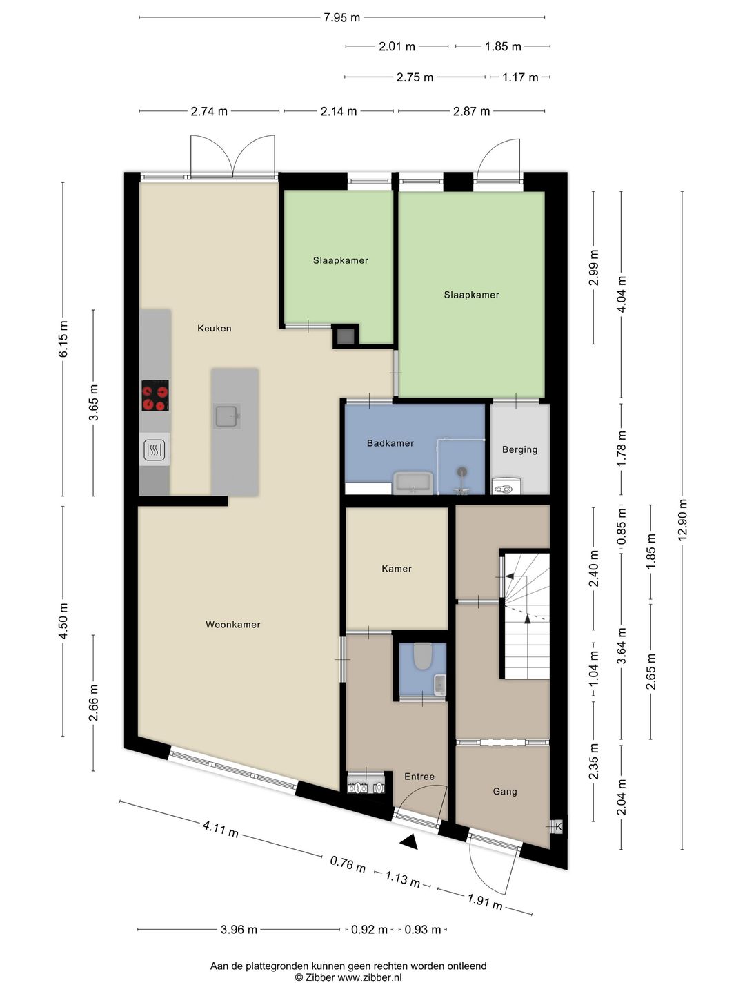 Unique divided mansion with garden and roof terrace in Assendorp — 55