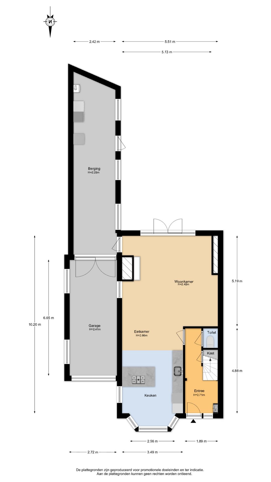 Spacious 1930s semi-detached house with deep backyard and garage — 75