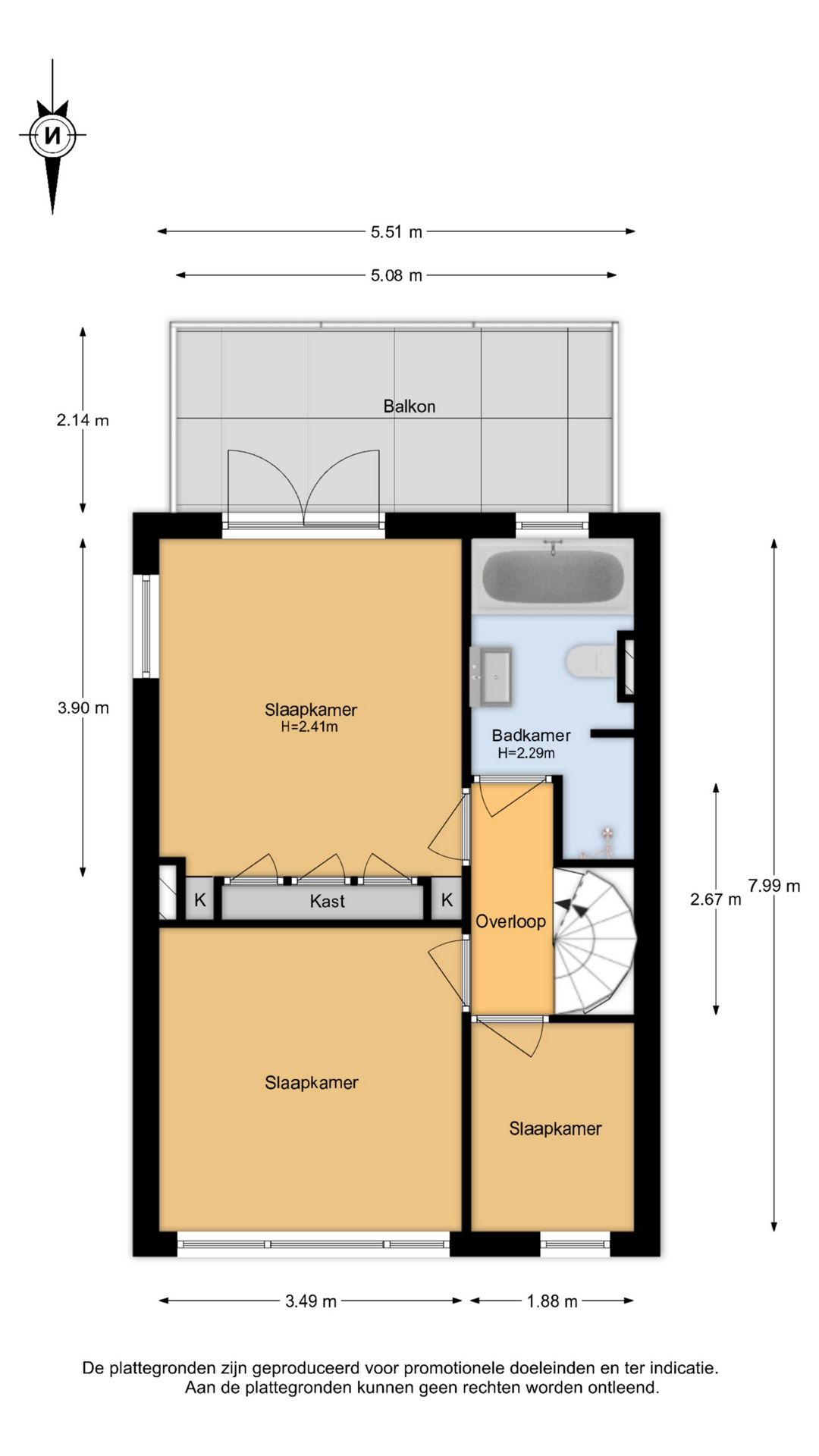 Spacious 1930s semi-detached house with deep backyard and garage — 68