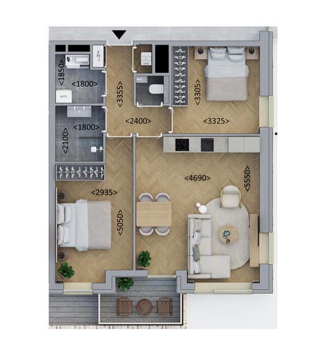 Hoekappartement thumbnail