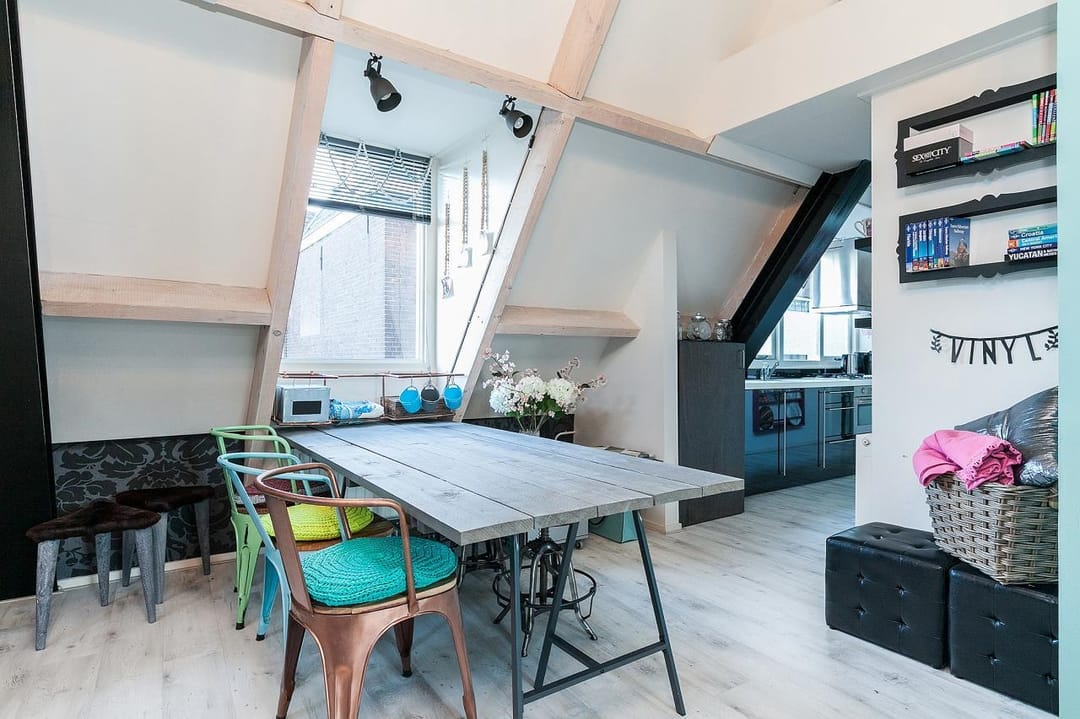 Unique Top Floor Apartment with Characteristic Beams in Goes Center — 28