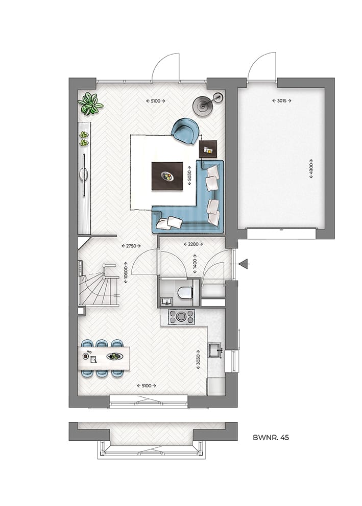 Foto 8 van 2 ONDER 1 KAP WONINGEN | OPAL (Bouwnr. 34)