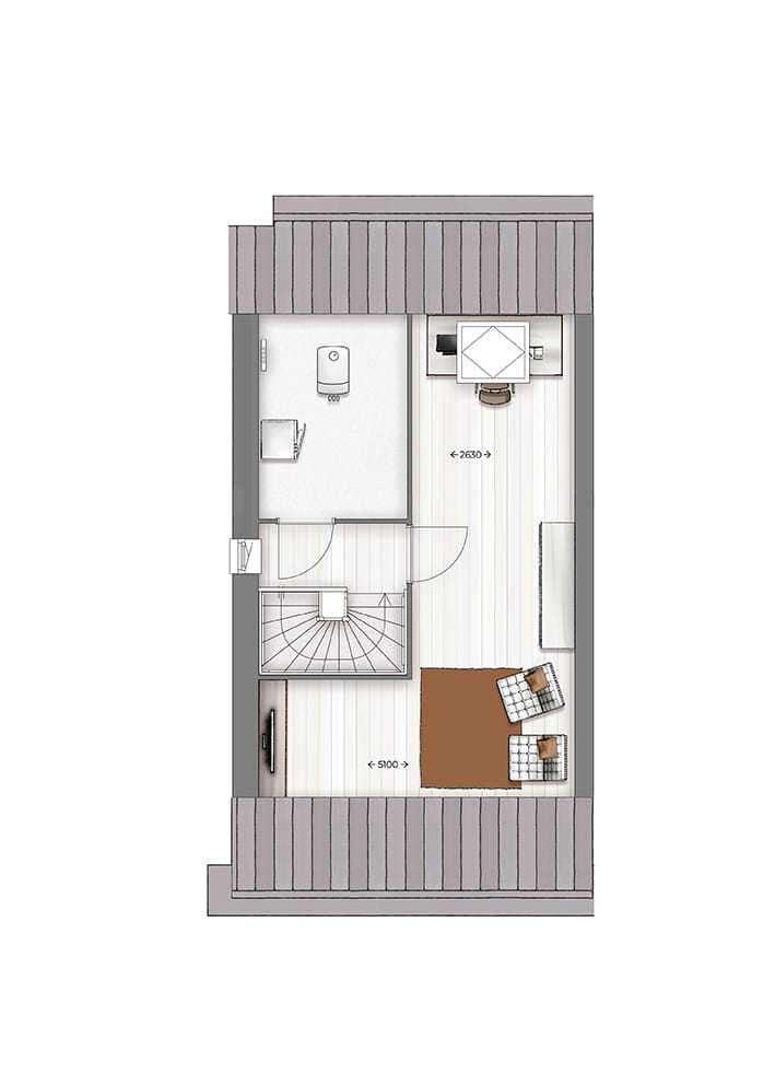 Foto 7 van LEVENSLOOP 2 ONDER 1 KAP WONINGEN | FICINIA (Bouwnr. 64)