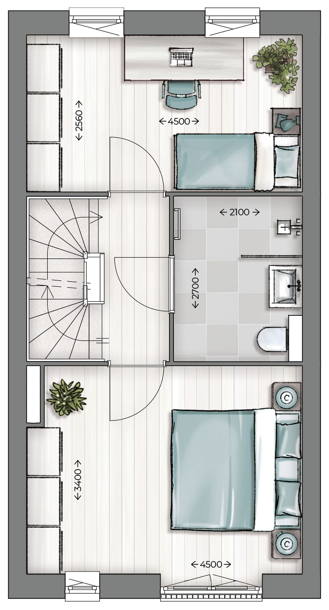 Foto 11 van RIJWONINGEN KOOPSTART | GISELA (Bouwnr. 6)